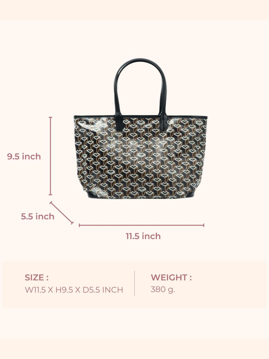 Sphere Tote Zip